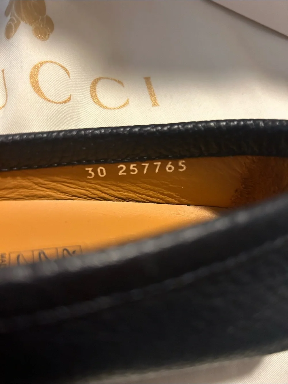 Gucci Boys Driving Horsebit Loafers Black